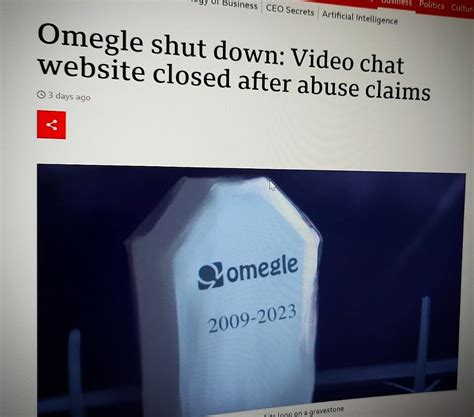 Omegle shut down: Video chat website closed after abuse claims。